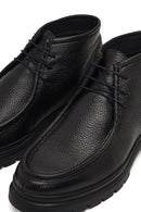 Erkek Siyah Bağcıklı Deri Casual Bot | Derimod
