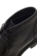 Erkek Siyah Bağcıklı Deri Casual Bot | Derimod