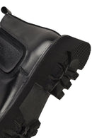 Men's Black Leather Chelsea Boot | Derimod