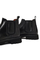 Men's Black Leather Chelsea Boot | Derimod
