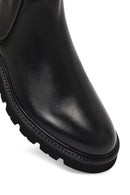 Men's Black Leather Chelsea Boot | Derimod