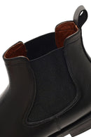 Men's Black Leather Chelsea Boot | Derimod