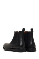 Men's Black Leather Chelsea Boot | Derimod