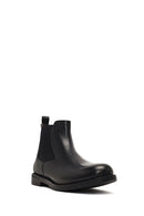 Men's Black Leather Chelsea Boot | Derimod