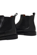 Men's Black Leather Chelsea Boot | Derimod