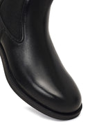 Men's Black Leather Chelsea Boot | Derimod