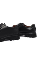 Erkek Siyah Bağcıklı Deri Casual Ayakkabı | Derimod