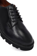 Erkek Siyah Bağcıklı Deri Casual Ayakkabı | Derimod