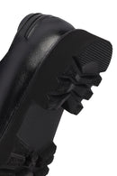 Erkek Siyah Bağcıklı Deri Casual Ayakkabı | Derimod