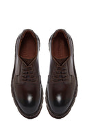 Men's Brown Lace-Up Leather Casual Shoes | Derimod