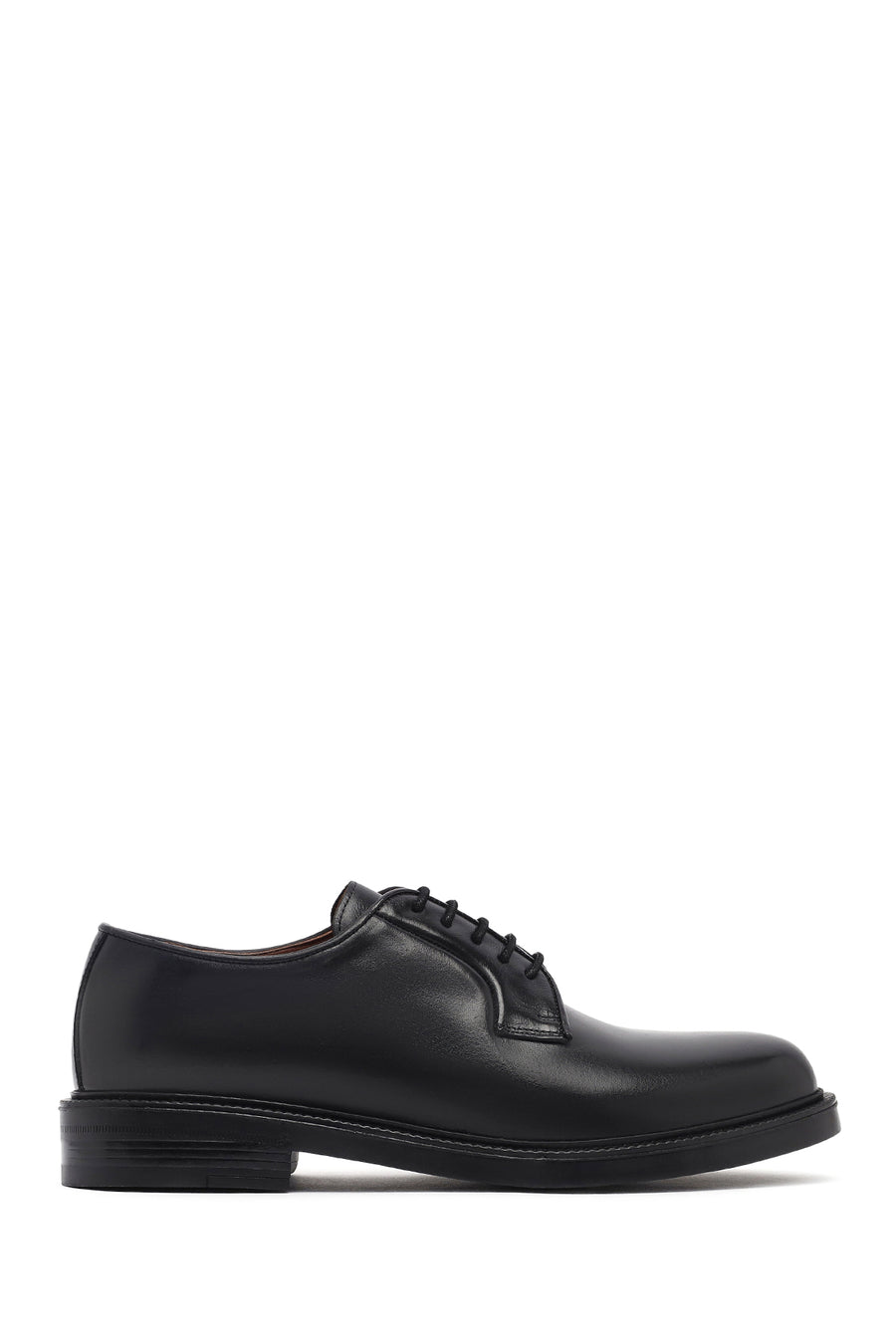 Men's Black Lace-up Leather Casual Shoes 25WFD724418 | Derimod