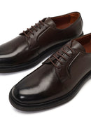 Erkek Kahverengi Bağcıklı Deri Casual Ayakkabı | Derimod