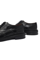 Erkek Siyah Bağcıklı Deri Casual Ayakkabı | Derimod