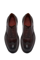 Erkek Kahverengi Bağcıklı Deri Casual Ayakkabı | Derimod