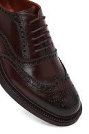 Erkek Kahverengi Bağcıklı Deri Casual Ayakkabı | Derimod