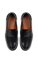 Erkek Siyah Deri Casual Loafer | Derimod