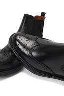 Erkek Siyah Deri Chelsea Bot | Derimod