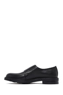 Men's Black Buckle Leather Casual Shoes | Derimod