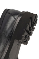 Erkek Siyah Tokalı Kalın Tabanlı Deri Loafer | Derimod