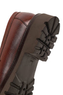 Erkek Kahverengi Tokalı Kalın Tabanlı Deri Loafer | Derimod