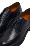 Men's Navy Blue Lace-up Leather Casual Shoes | Derimod