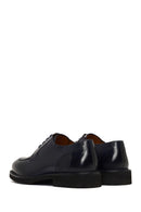 Men's Navy Blue Lace-up Leather Casual Shoes | Derimod
