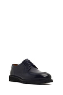 Men's Navy Blue Lace-up Leather Casual Shoes | Derimod