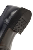 Men's Navy Blue Lace-up Leather Casual Shoes | Derimod