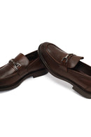 Men's Brown Leather Casual Loafer | Derimod