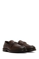 Men's Brown Leather Casual Loafer | Derimod