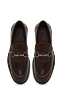 Men's Brown Leather Casual Loafer | Derimod