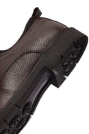 Erkek Kahverengi Bağcıklı Deri Casual Ayakkabı | Derimod