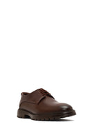 Men's Brown Lace-Up Leather Casual Shoes | Derimod
