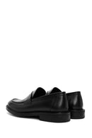 Male Black Leather Classic Loafer | Derimod