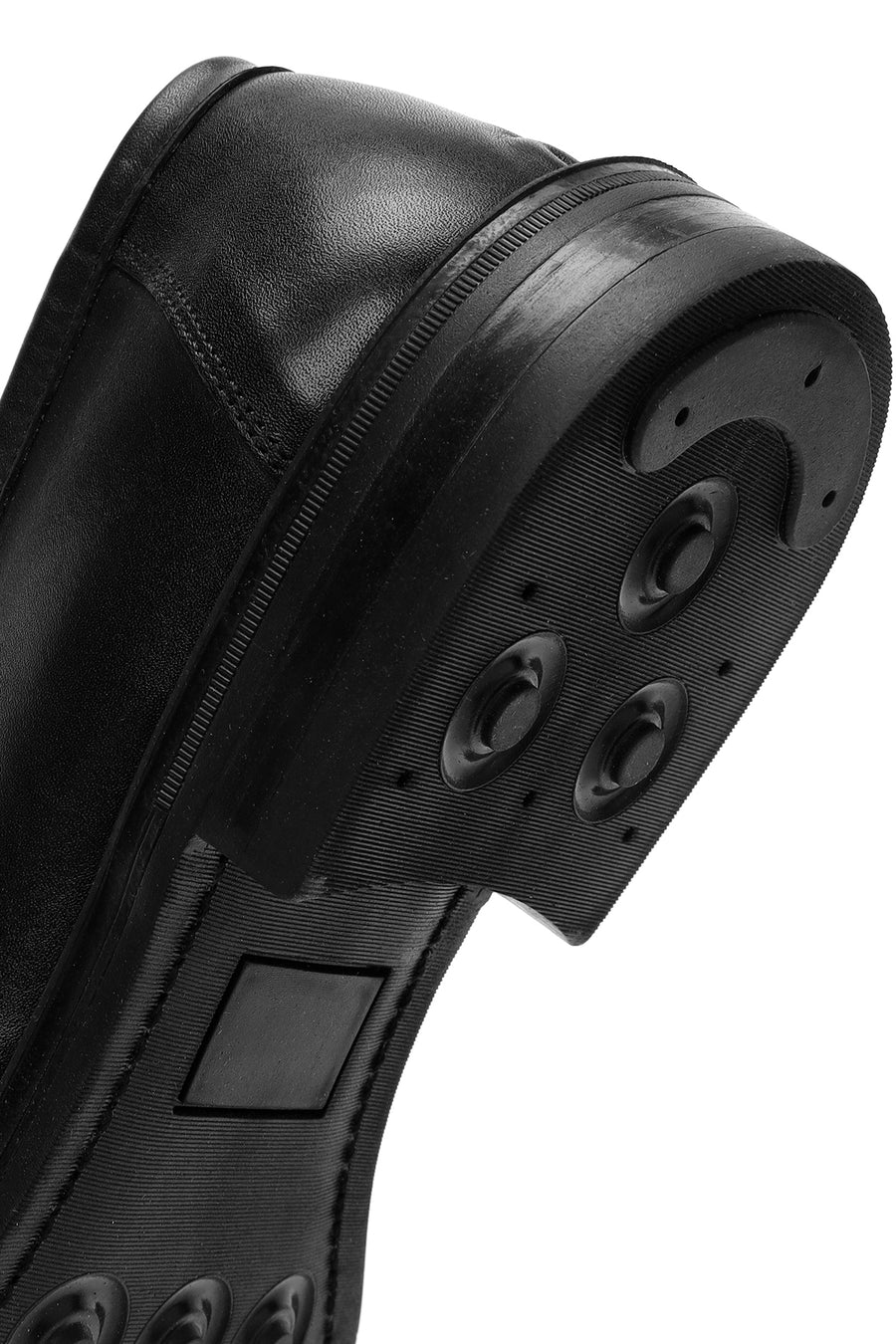 Male Black Leather Classic Loafer