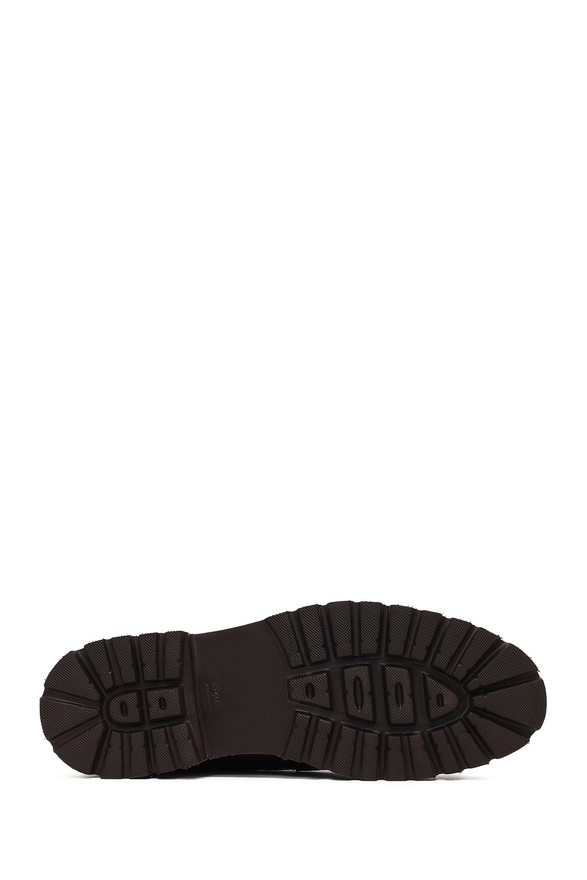 Erkek Kahverengi Bağcıklı Kalın Tabanlı Deri Casual Ayakkabı