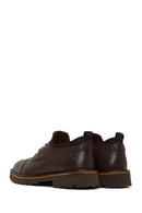 Men's Brown Lace-Up Thick Sole Leather Casual Shoes | Derimod