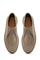 Erkek Bej Süet Deri Casual Ayakkabı | Derimod