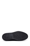 Erkek Siyah Bağcıklı Kalın Tabanlı Deri Casual Ayakkabı | Derimod