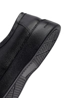 Erkek Siyah Bağcıklı Kalın Tabanlı Deri Casual Ayakkabı | Derimod