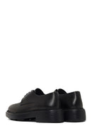 Men's Black Lace-Up Thick-Soled Leather Casual Shoe | Derimod