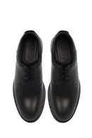 Erkek Siyah Bağcıklı Deri Casual Ayakkabı | Derimod