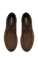 Erkek Vizon Nubuk Deri Casual Ayakkabı | Derimod