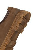 Erkek Vizon Nubuk Deri Casual Ayakkabı | Derimod