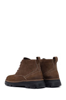 Men's Brown Lace-up Nubuck Leather Casual Boot | Derimod