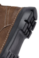Men's Brown Lace-up Nubuck Leather Casual Boot | Derimod