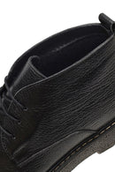 Men's Black Lace-Up Leather Casual Boot | Derimod