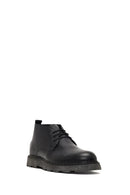 Men's Black Lace-Up Leather Casual Boot | Derimod