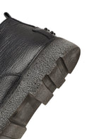 Men's Black Lace-Up Leather Casual Boot | Derimod