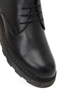 Men's Black Lace-Up Leather Casual Boot | Derimod
